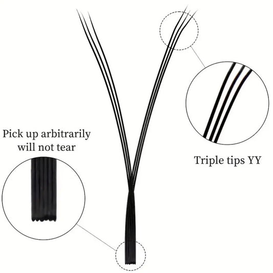 Pestañas YY (Y Shape) – 3 Split Tips