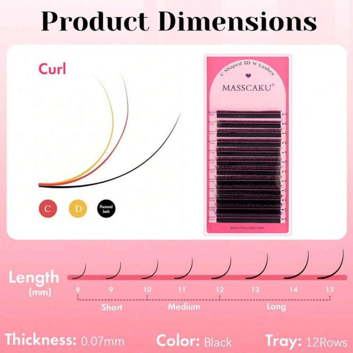 U-5D W Lashes
MASSCAKU