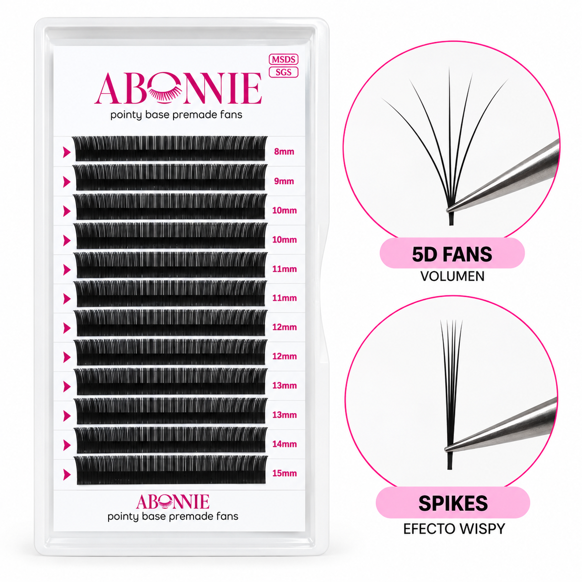 5D Flower Lashes – Fans & Spikes