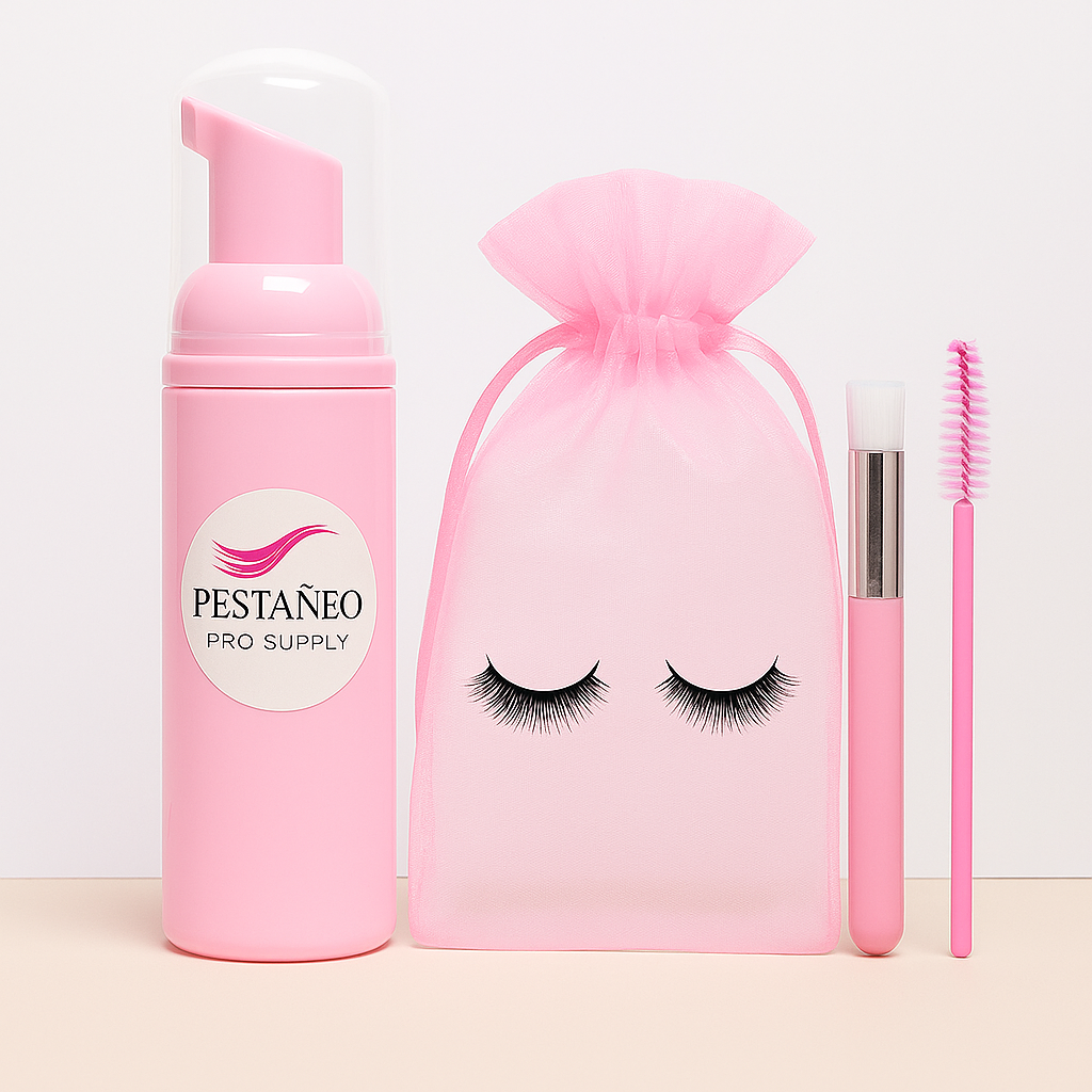 Kit de Limpieza para Extensiones de Pestañas