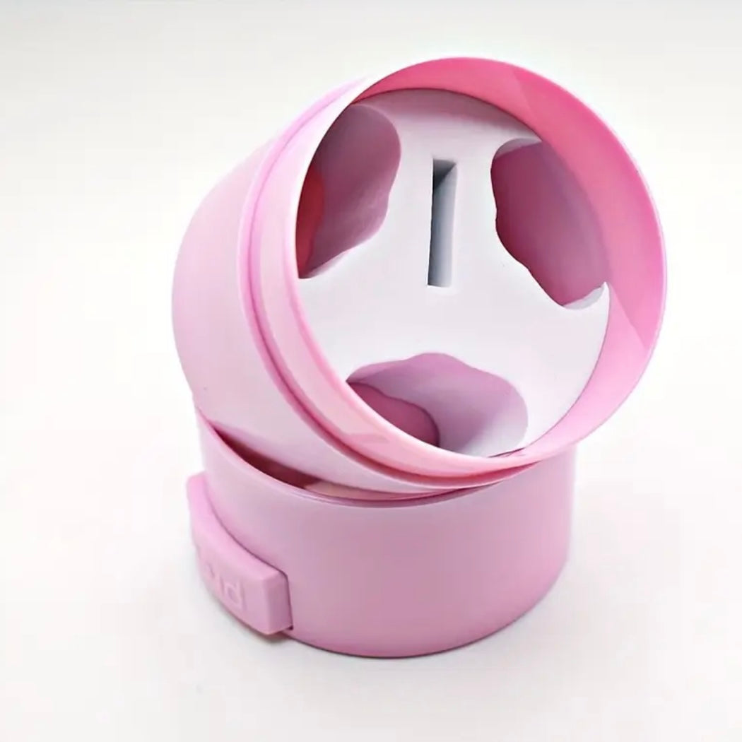 Contenedor hermético para pegamento de pestañas