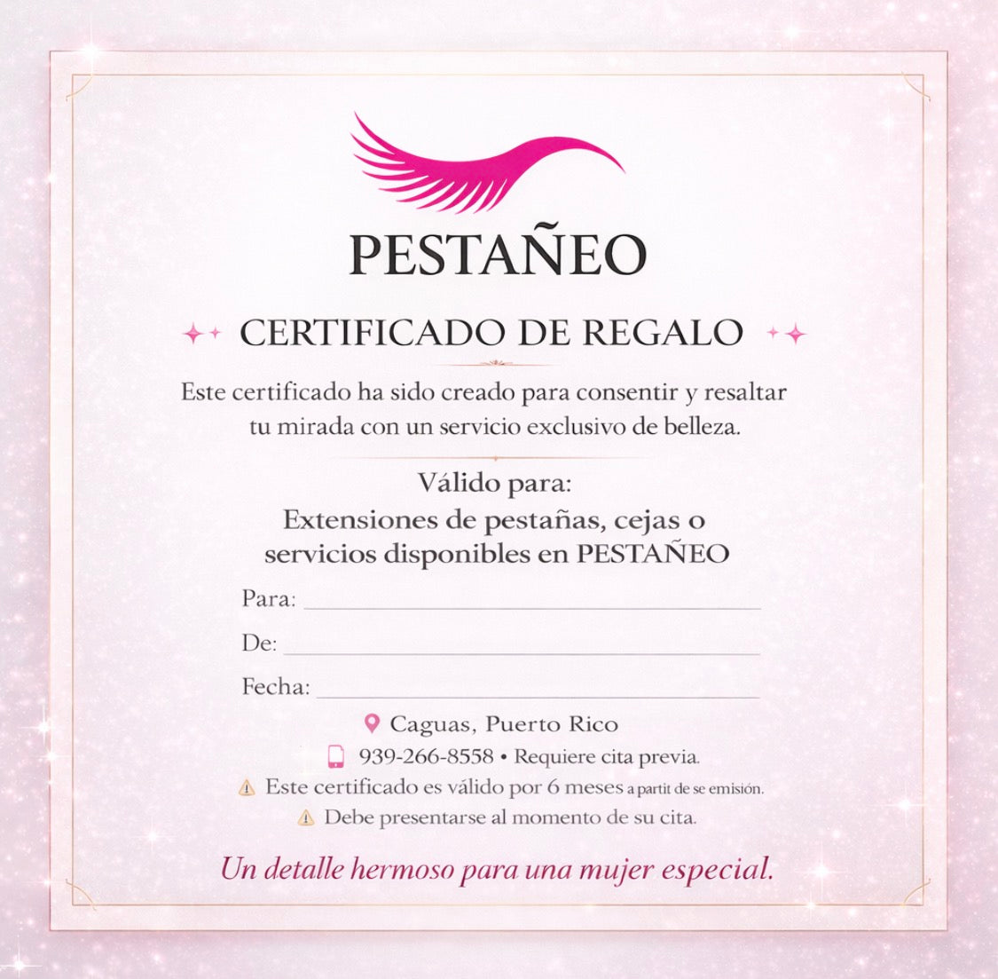 Certificado de Regalo