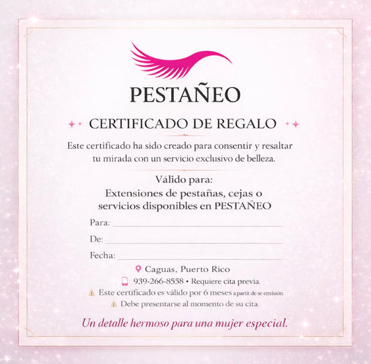 Certificado de Regalo