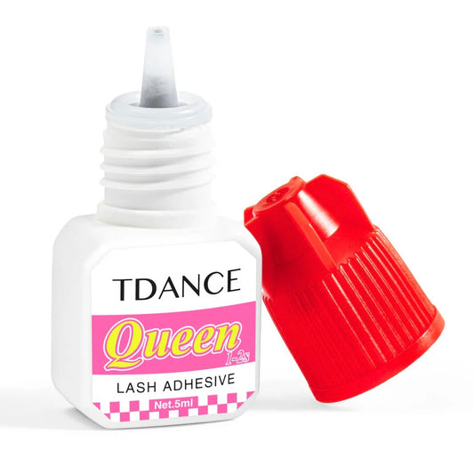 👑 TDANCE Queen Adhesivo de pestañas (Negro 1-2s)