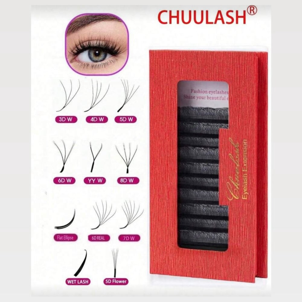 Pestañas W6 6D – CHUULASH | Volumen Profesional Listo para Aplicar