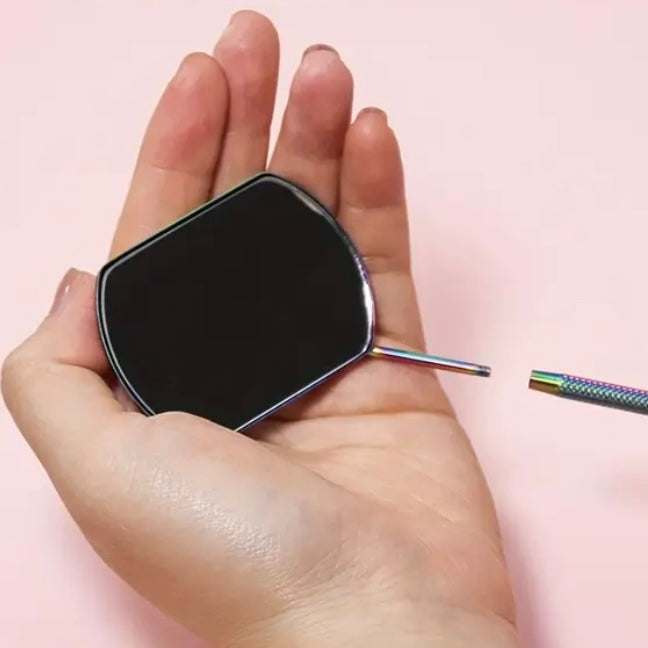 Espejo de Revisión para Extensiones de Pestañas – Mango Iridiscente