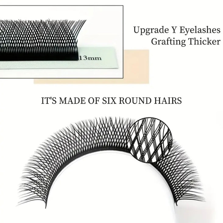 Pestañas YY (Y Shape) – 3 Split Tips