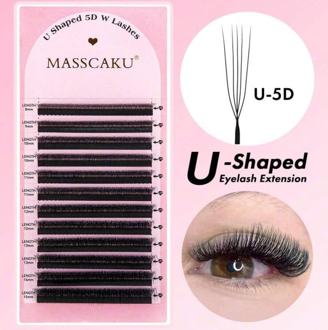 U-5D W Lashes
MASSCAKU