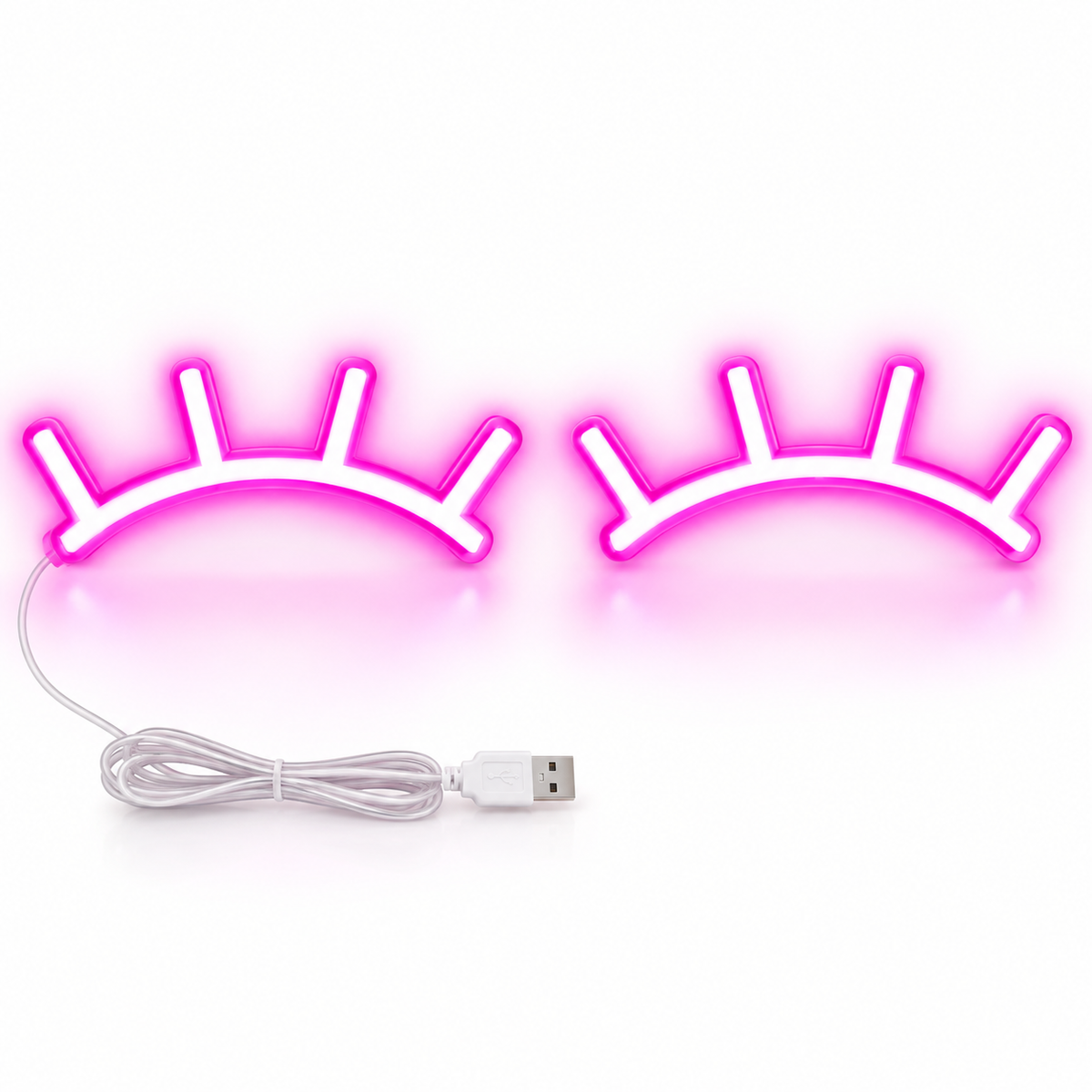 Lámpara LED Decorativa de Pestañas USB