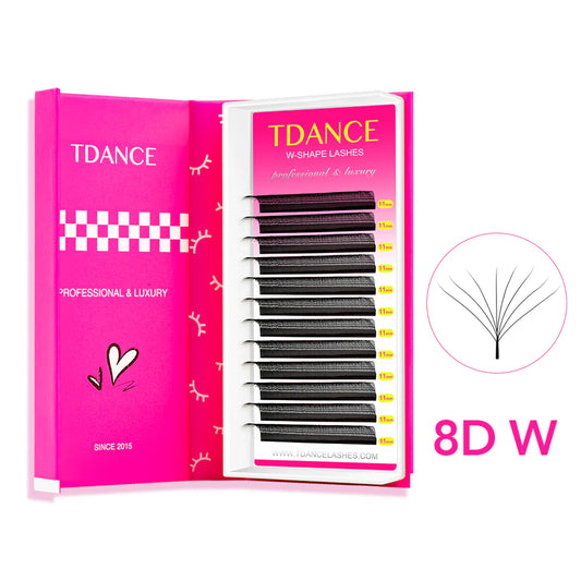 TDANCE 8D W Lashes | Pestañas Volumen W Shape Profesionales